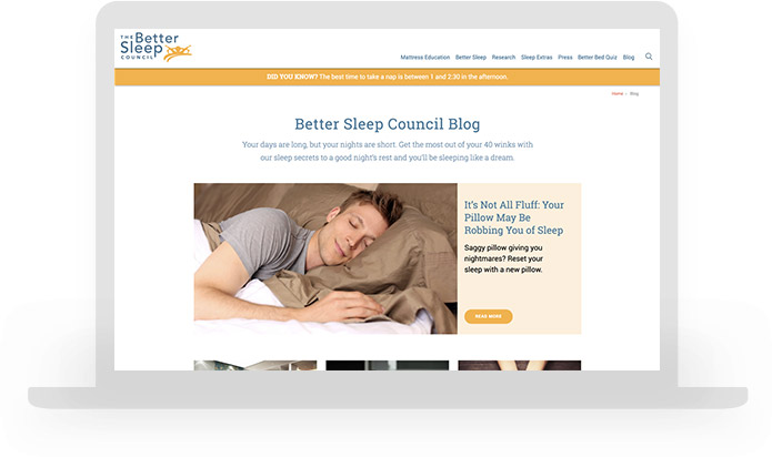 Better Sleep Council blog