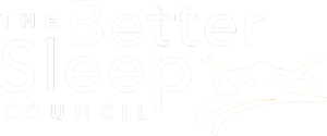 Smaller Better Sleep Council White Logo